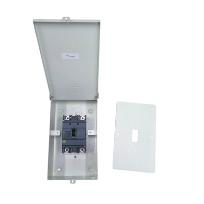 Schneider 125A 2P 25KAIC MCCB Industrial Circuit Breaker with Nema 3r Weatherproof EZC250H2125