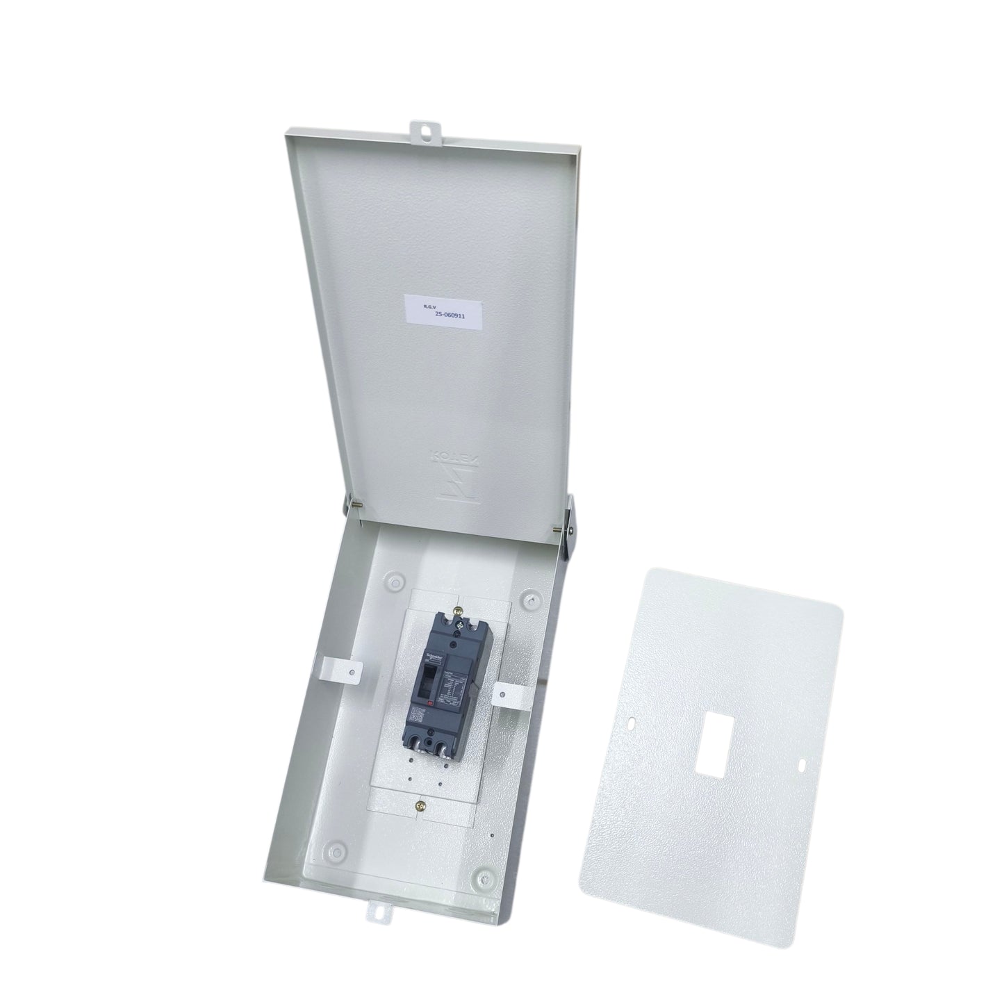 Schneider 60A 2Pole 10KAIC 220V with Nema 3r Enclosure Weatherproof Outdoor EZC100H2060