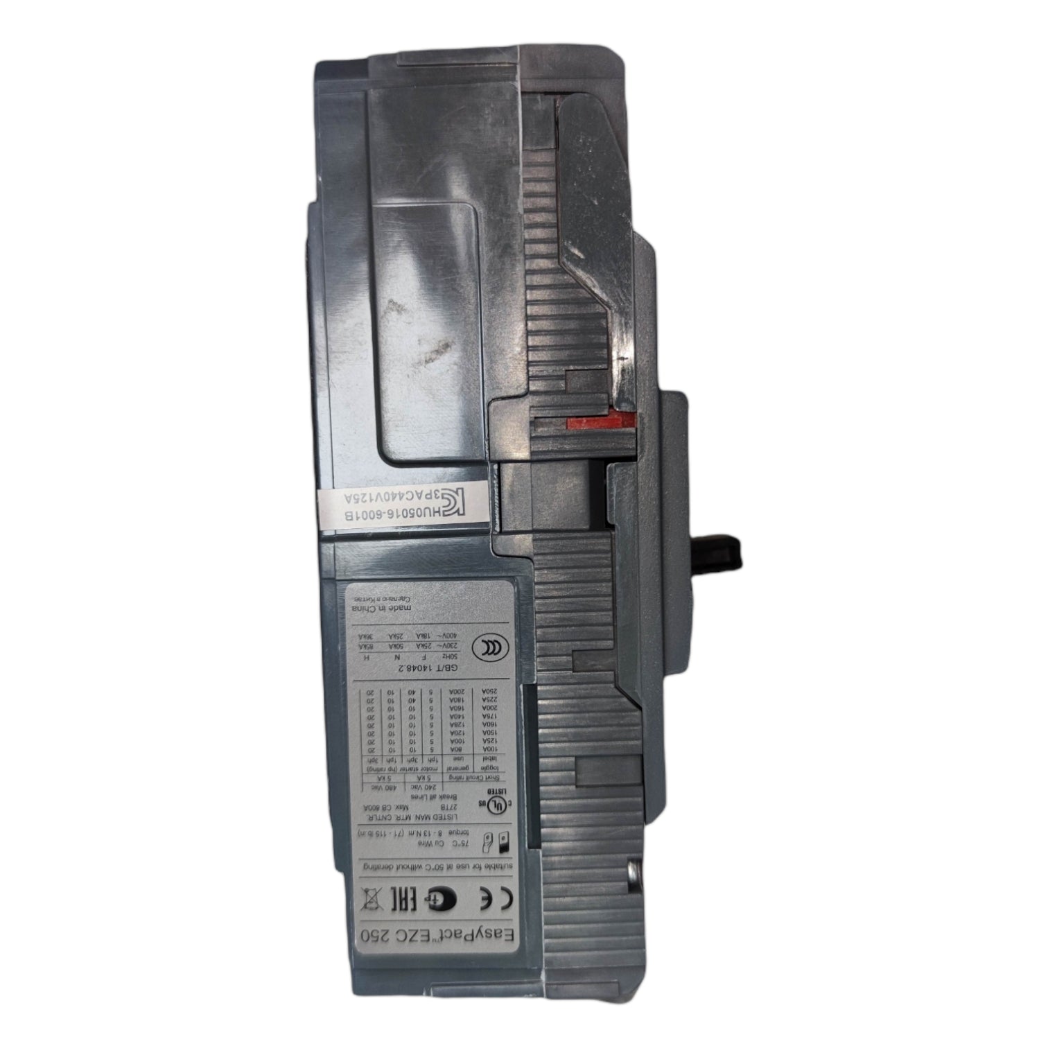 Schneider 125A 3 Pole Industrial Circuit Breaker 250AF 36KAIC 415V MCCB Easy Pact EZC250H3125 Electx Electrical Supply