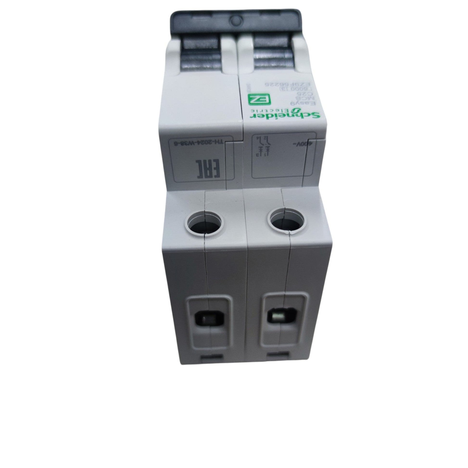 Electrical breaker with Zinsa branding on a white background