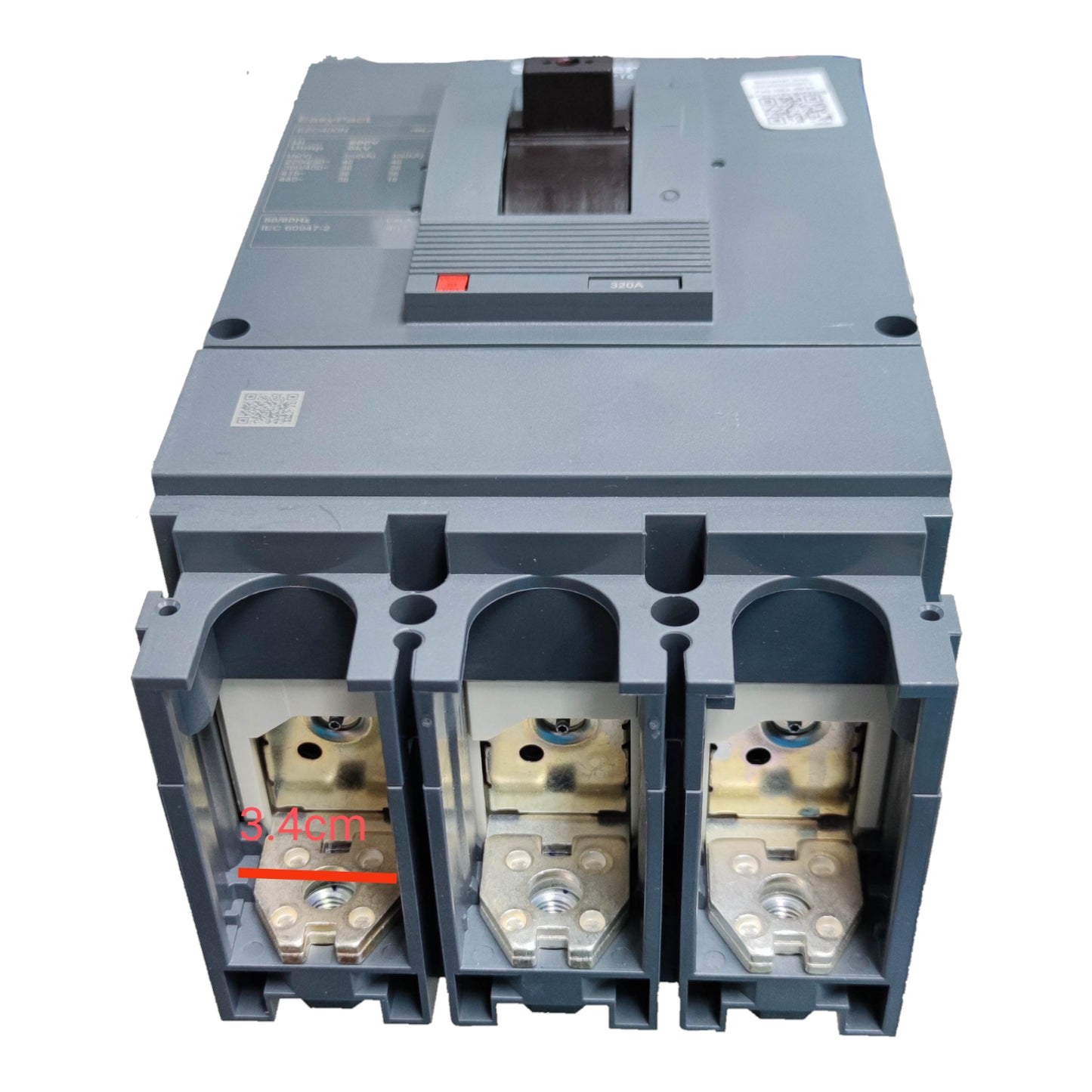 Schneider 320A 3 Pole Industrial Circuit Breaker 400AF 36KAIC 415V Easy Pact EZC400N3320 , 320A 3 Phase Circuit Breakers, 320A 3P Circuit Breaker