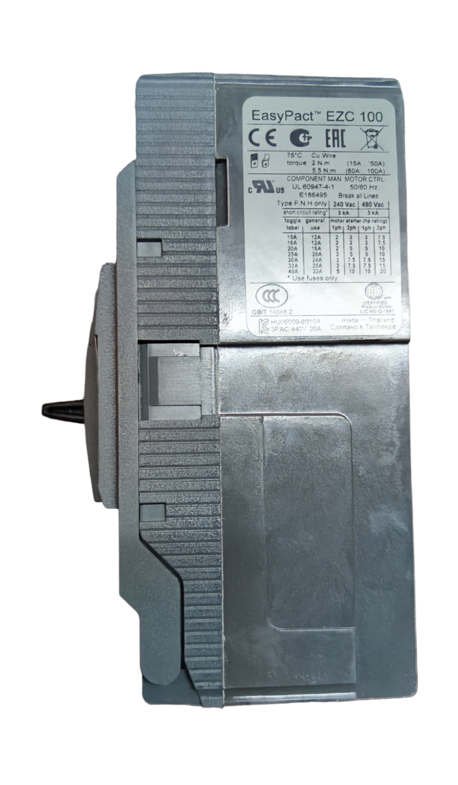 Schneider 40A 3P 10KAIC 220V MCCB Industrial Circuit Breaker EZC100H3040 Electx Electrical Supply 6