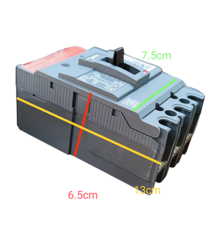 Schneider 75A 3P 10KAIC 220V MCCB Industrial Circuit Breaker EZC100H3075 Electx Electrical Supply