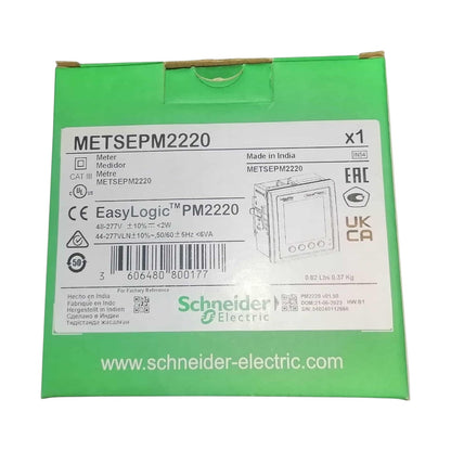 Schneider Digital Power Meter METSEPM2220 3 Phase 35 to 480V AC And 20 to 277V AC Between Phases and Neutral Easy Logic PM2220