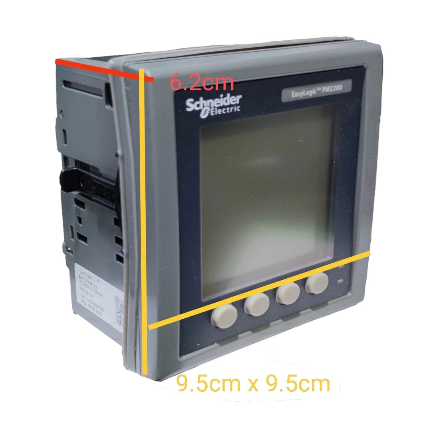 Schneider Digital Power Meter METSEPM2220 3 Phase 35 to 480V AC And 20 to 277V AC Between Phases and Neutral Easy Logic PM2220 Electx Electrical Supply