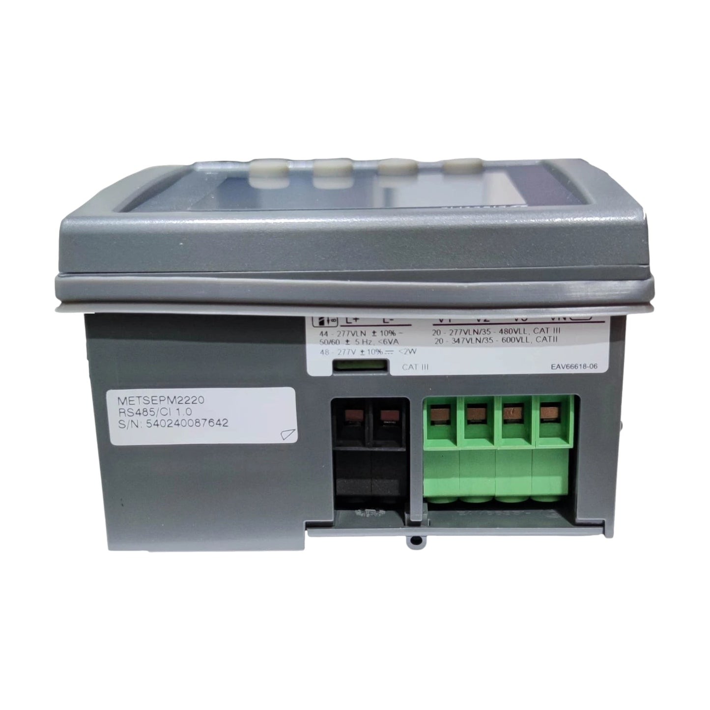 Schneider Digital Power Meter METSEPM2220 3 Phase 35 to 480V AC And 20 to 277V AC Between Phases and Neutral Easy Logic PM2220 Electx Electrical Supply