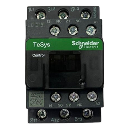 Schneider Electric TeSys control relay on a white background