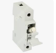 Wixim DIN Rail Fuse Holder for 10X38mm Ceramic Fuse 1 Pole