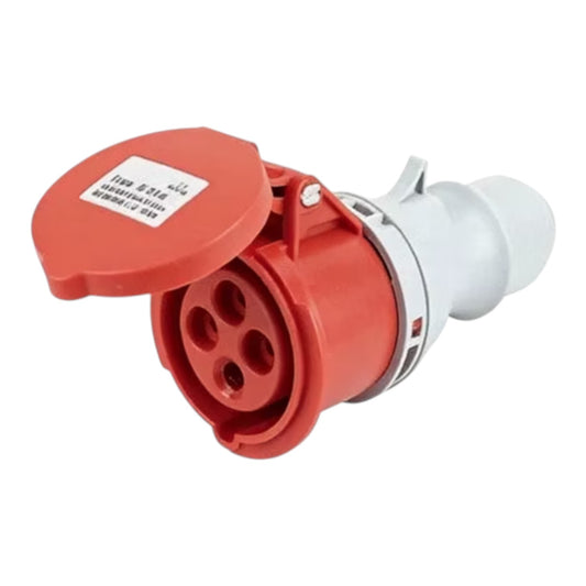 Wixim 32A 3P+E Industrial Outlet Connector Type 385 - 415V AC Weatherproof IEC309-2 W224