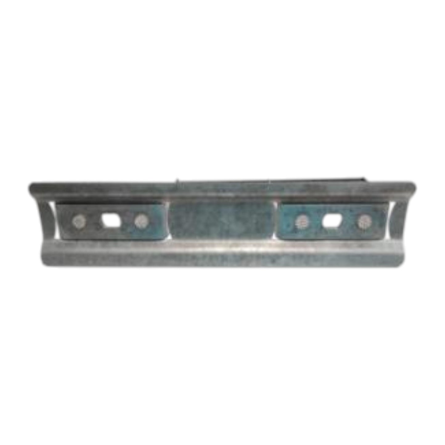 Metal bracket on a white background Secondary Rack 2 Wire Galvanize Steel For Cable Management Electx Electrical Supply