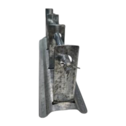 Metallic object with a textured surface on a white background Secondary Rack 2 Wire Galvanize Steel For Cable Management Electx Electrical Supply
