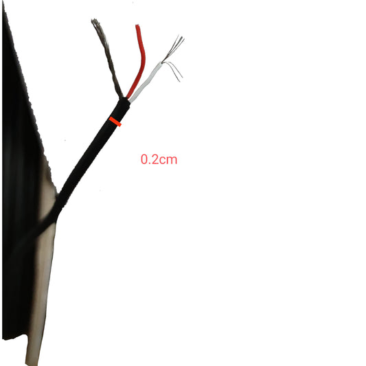 Shielded Stranded Wire 2+1 AWG 26 Shielded Cable 100 Meters Per Roll Available in China or Taiwan