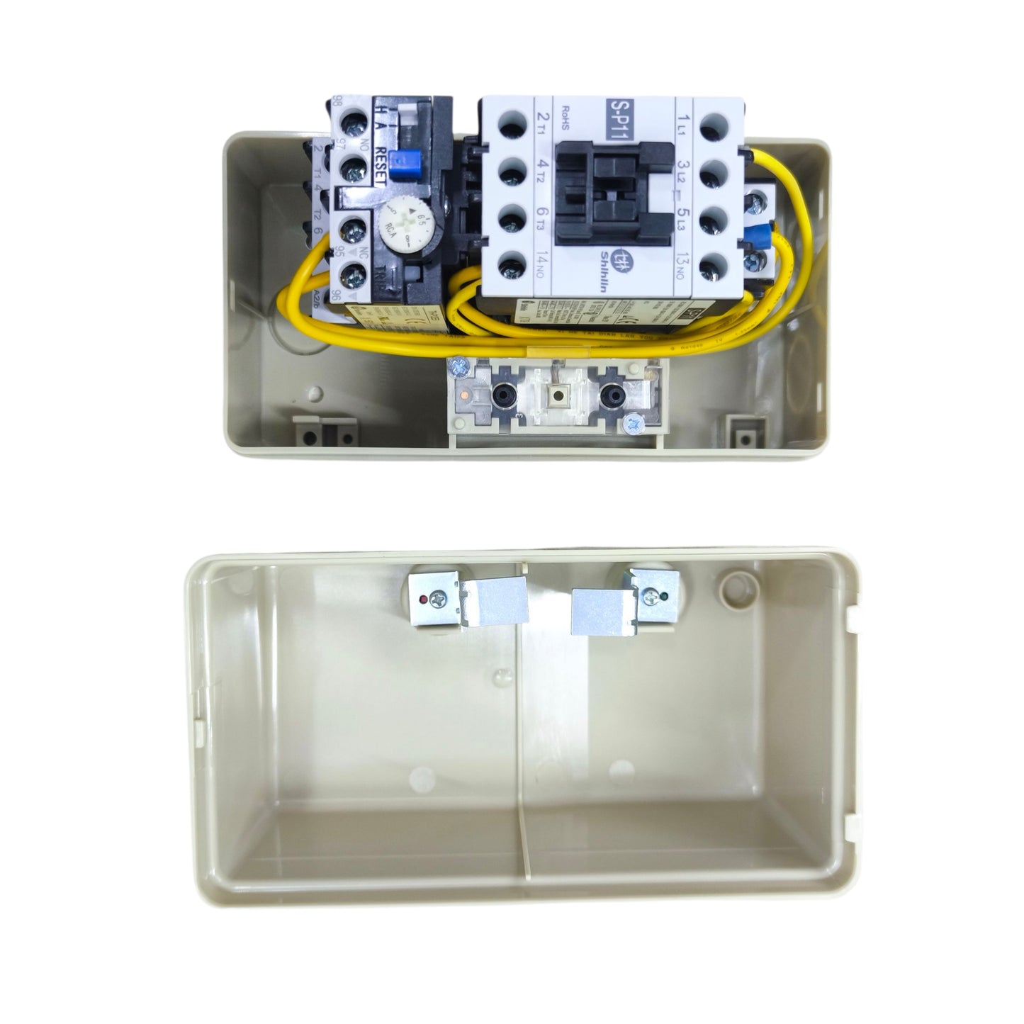 Shihlin Magnetic Starter 6.5A 2 HP 3 Phase 220V MS-P11PBE 5A 6.5A 8A Magnetic Switch