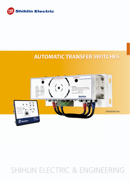 Shihlin 600A 3 Pole ATS Automatic Transfer Switch Breaker BM630SN 220V 50KAIC Electx Electrical