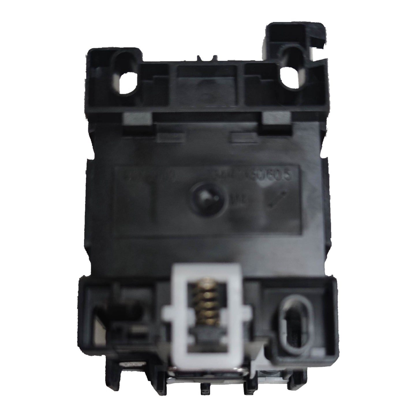Electrical contactor on a white background