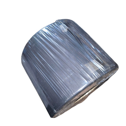 Blue crystal stone on a white background