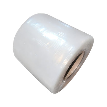White plastic bushing on a white background