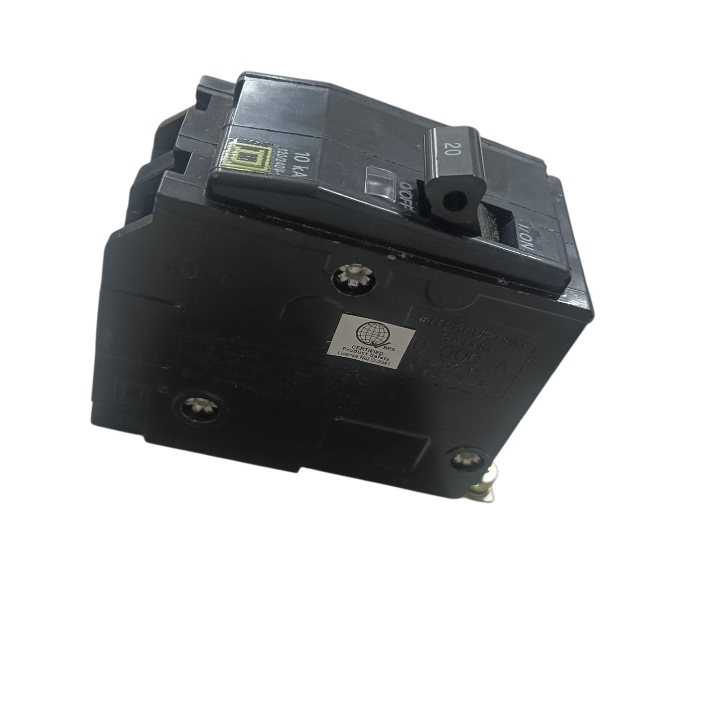 Square D 20A 2 Pole 10KAIC 220V Bolt On Circuit Breaker SE-QOB220 Electx Electrical supply 1