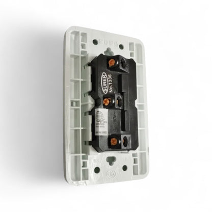Surer Duplex Universal Outlet with Ground 10A 250V 1336 Electx Electrical SUpply