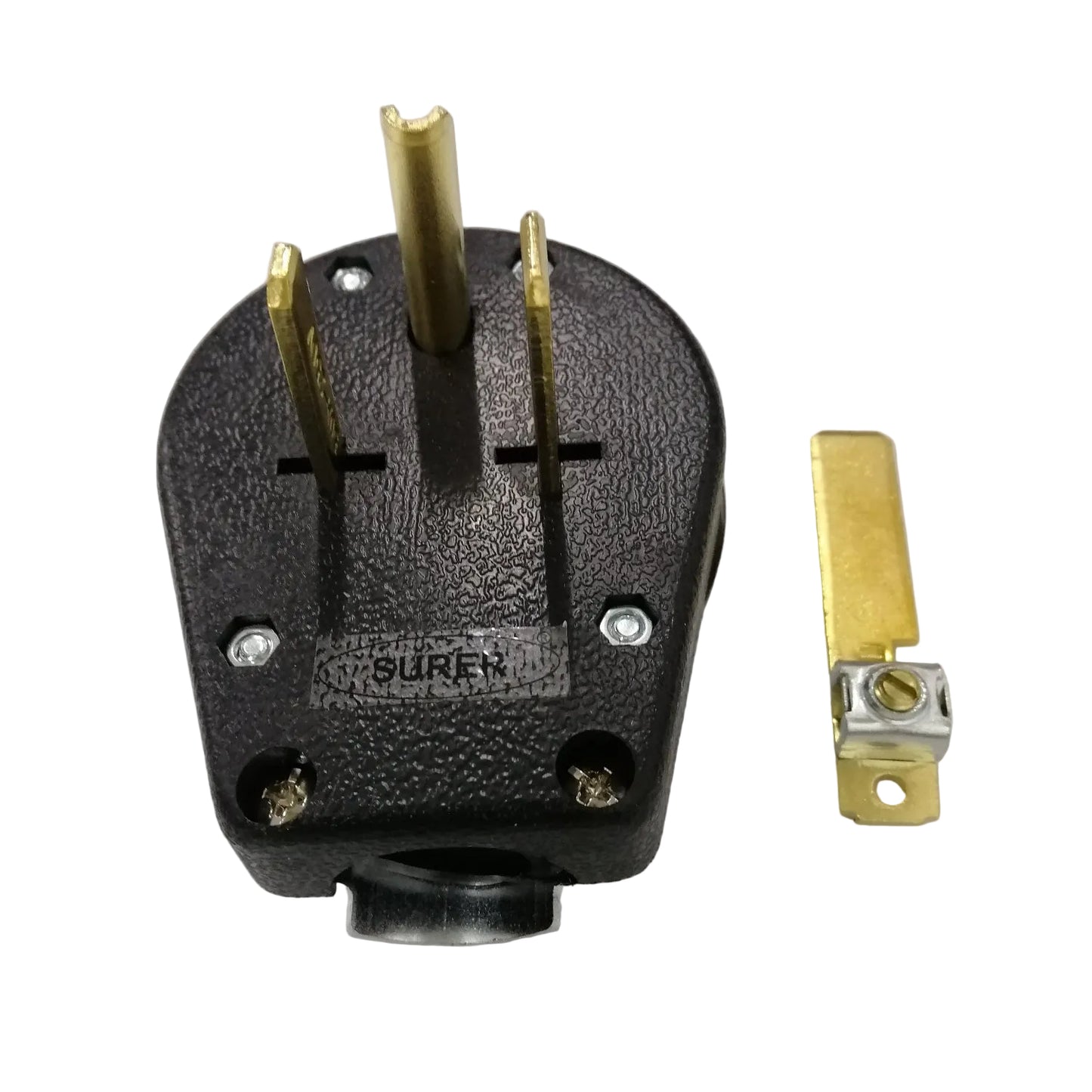 Surer No.372 NEMA 6-50P Grounding Right Angle Plug 50A 250V 2P 3Wire