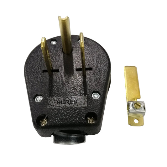 Surer No.372 NEMA 6-50P Grounding Right Angle Plug 50A 250V 2P 3Wire