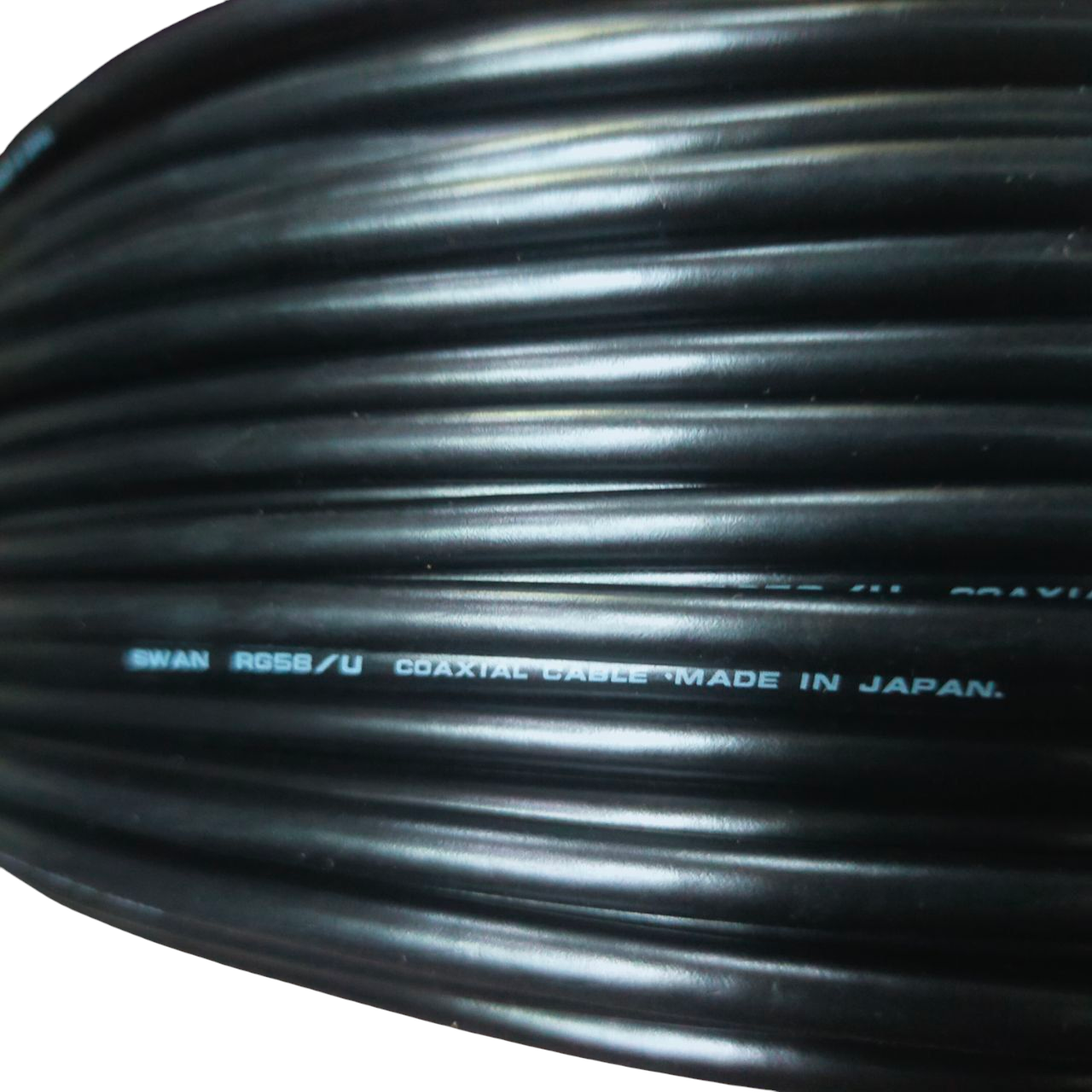 Swan RG58 Coaxial Cable Solid Middle RG58/U Coaxial Cable Radio Cable, 150 Meters Per roll