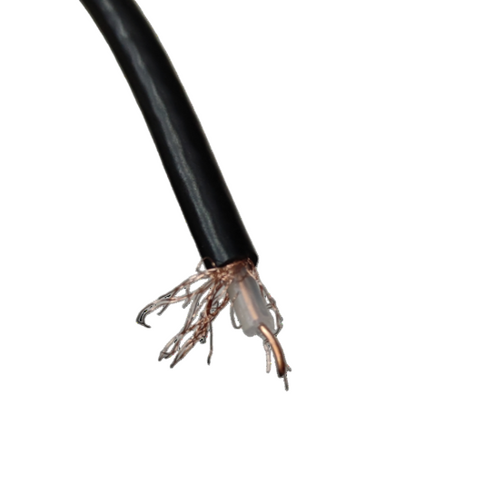 Swan RG58 Coaxial Cable Solid Middle RG58/U Coaxial Cable Radio Cable, 150 Meters Per roll