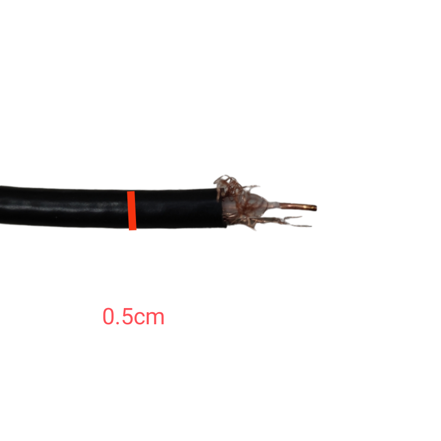 Swan RG58 Coaxial Cable Solid Middle RG58/U Coaxial Cable Radio Cable, 150 Meters Per roll Electx Electrical Supply