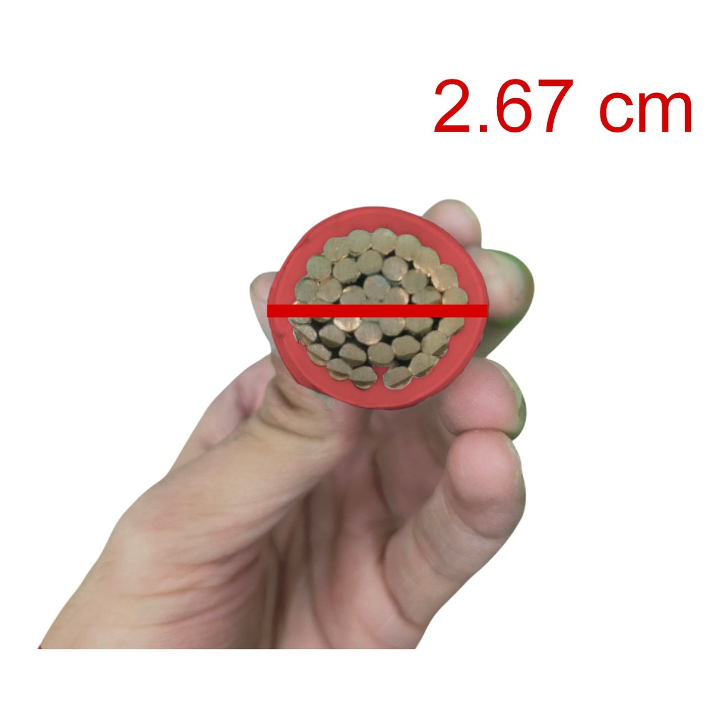 Phelps Dodge THHN Wire 300mm Stranded 600MCM (Per Meter) Red