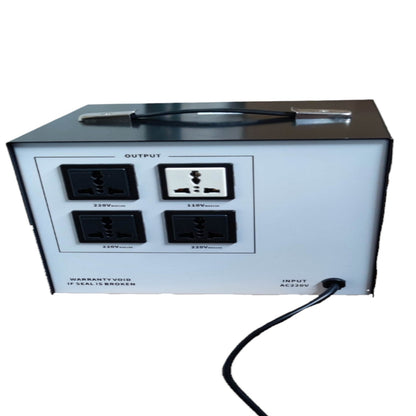 Techno Tamashi 2000W AVR Servo Motor 220V Input 220V/110V Output 2000VA SVC-2000N Automatic Voltage Regulator