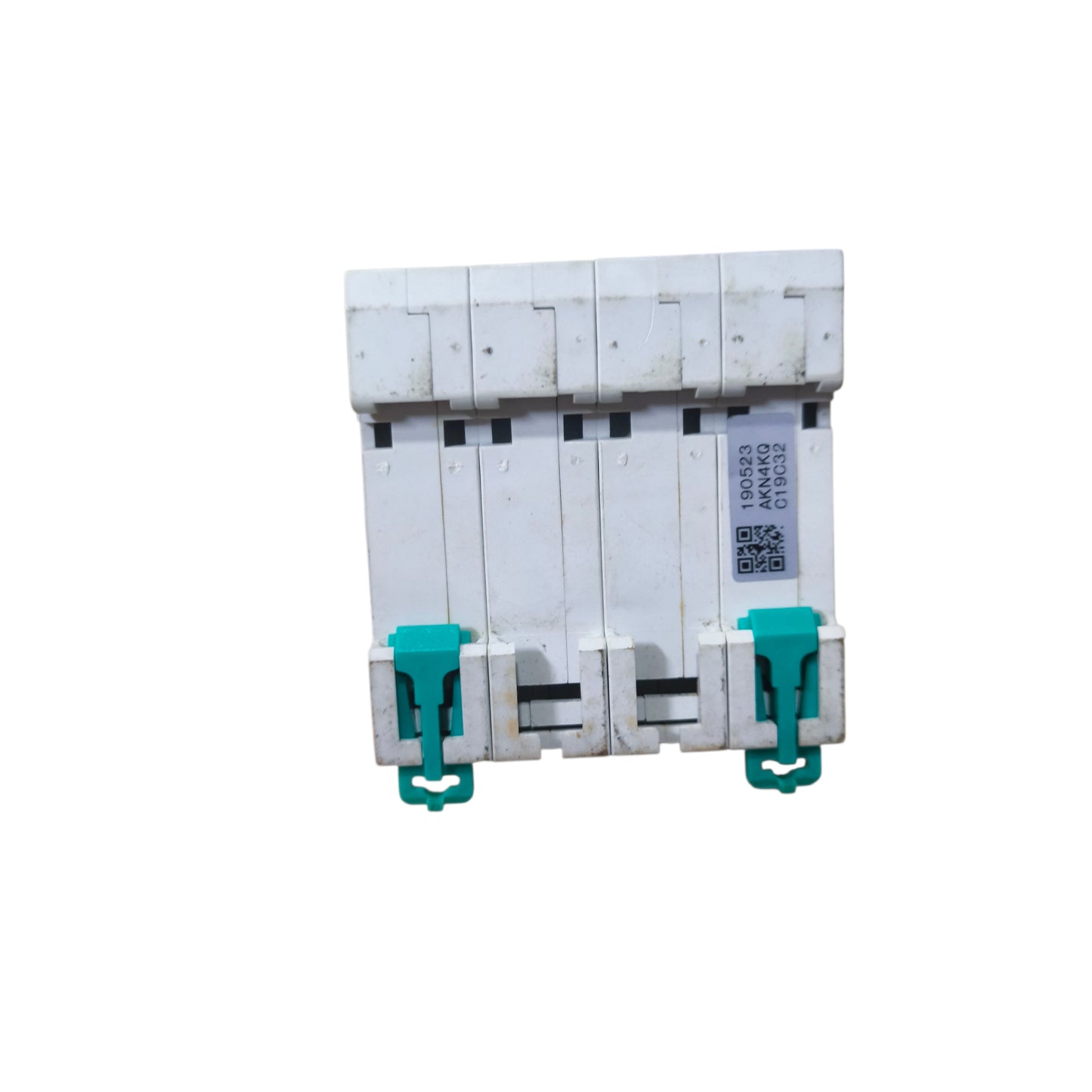 Electrical breaker panel with multiple circuits on a white background Tengen 32A 4Pole Miniature Circuit Breaker 6KAIC 220V 60HZ TGB1N-63 32A4P Electx Electrical SUpply