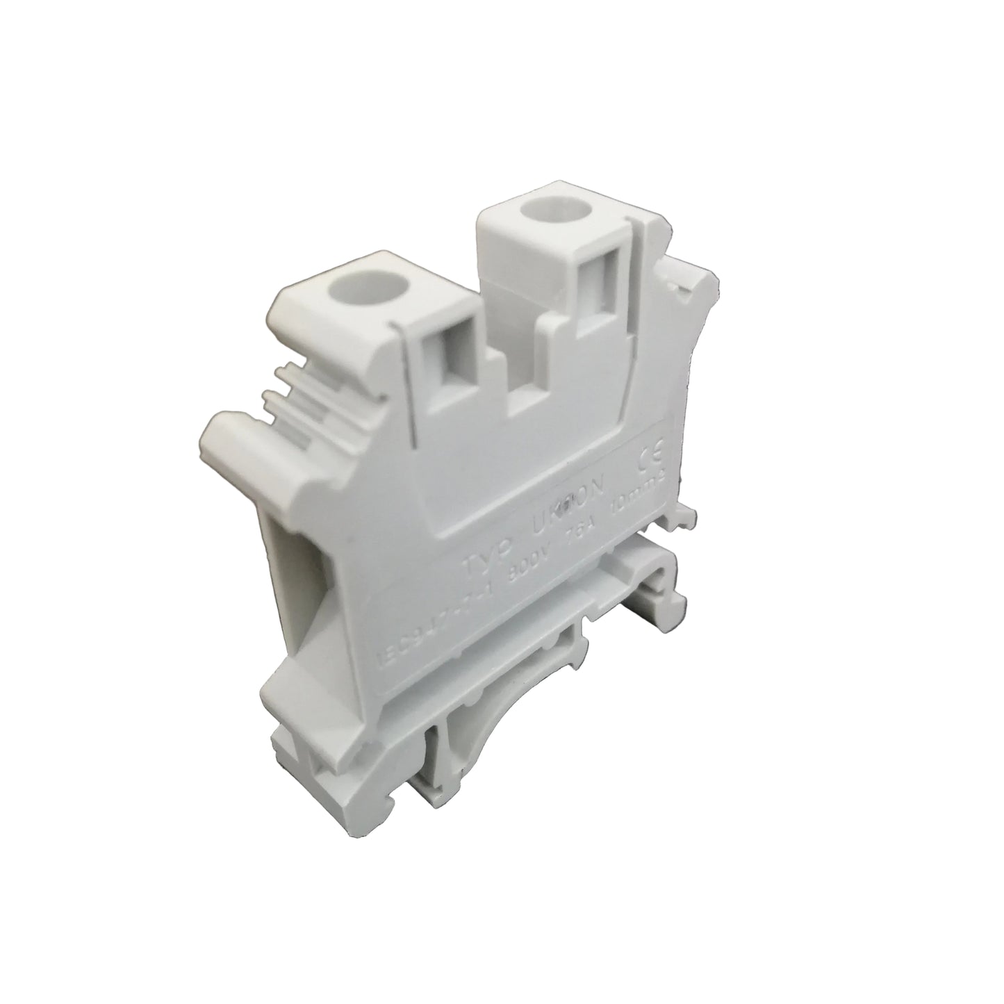 Terminal Block DIN Rail Type 10mm² 800V 76A,10mm² DIN Rail Terminal Block