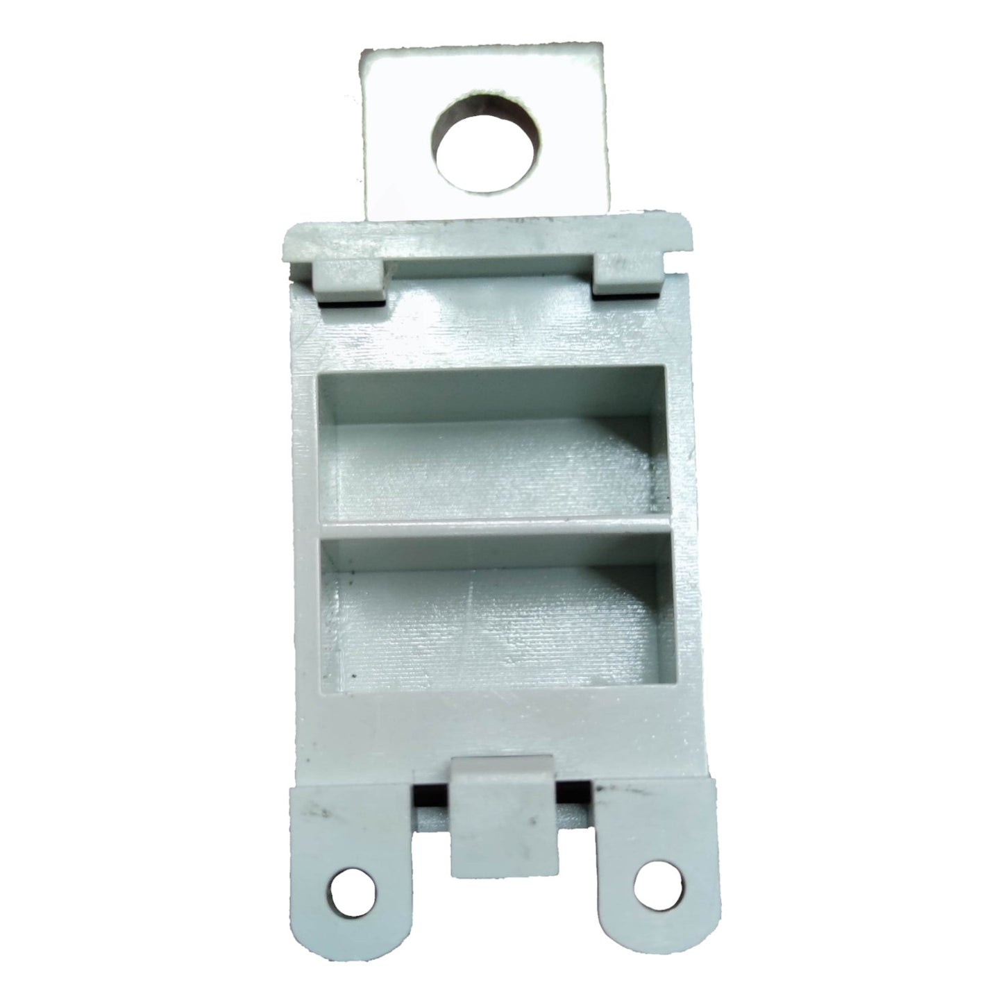 Metal bracket on a white background