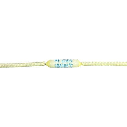 Thermal Fuse 185 Degrees Celsius 10A 250V Ceramic Type TF185C10A 