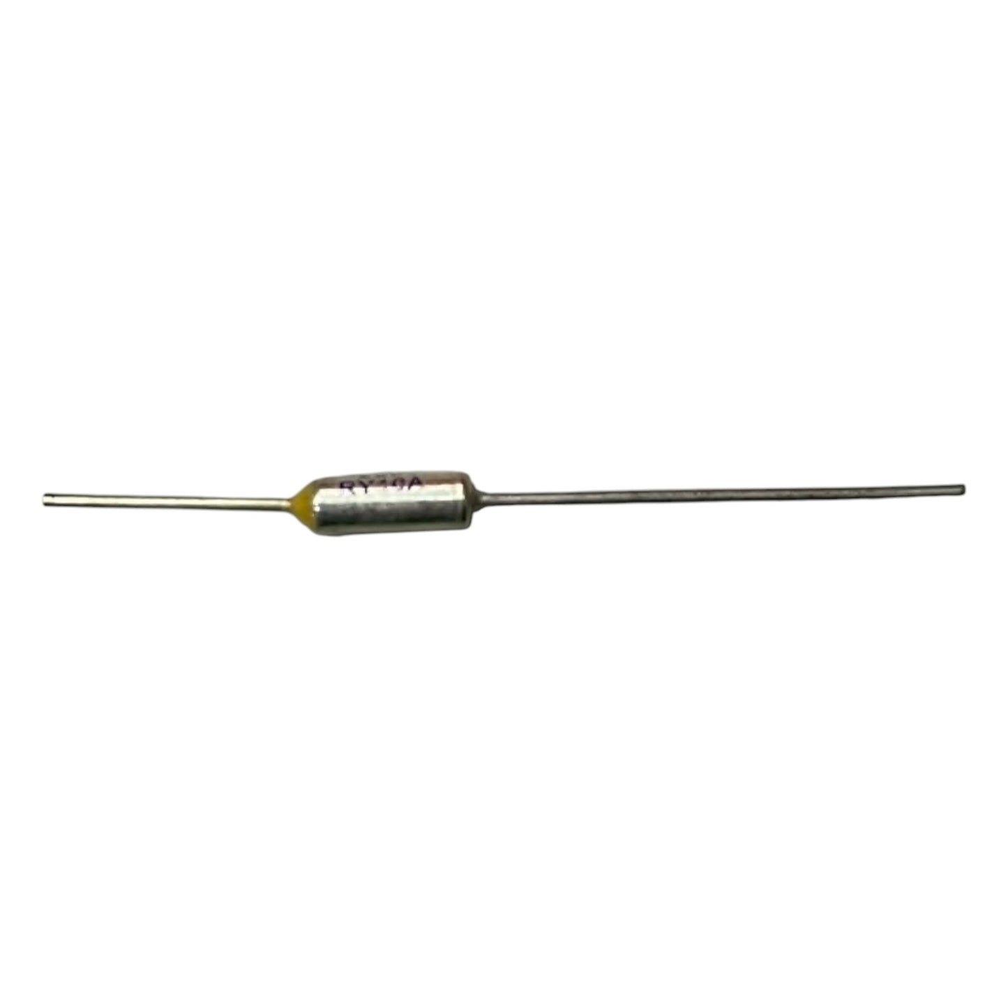 Thermocouple probe on a white background