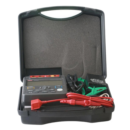 UNI-T UT513A insulation tester 500V to 5000V in protective carrying case with test leads UNI-T Digital Insulation Resistance Testers UT513A 500V TO 5000V AC Electx Electrical Supply