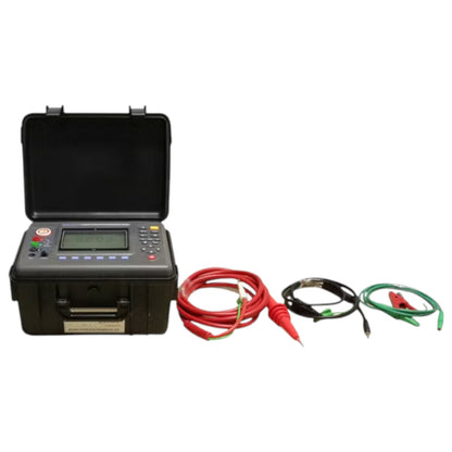 Portable electrical testing device with cables on a white background UNI-T Digital Insulation Tester Rated 15KV UTG-T3630 HV Test Set Resistance Tester Electx Electrical Supply
