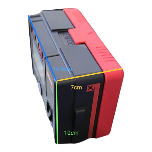 Red and black laser level with measurement markings on a white background UNI-T Digital Insulation Tester UT521 Earth Leakage Tester Resistance Tester Electx Electrical Supply