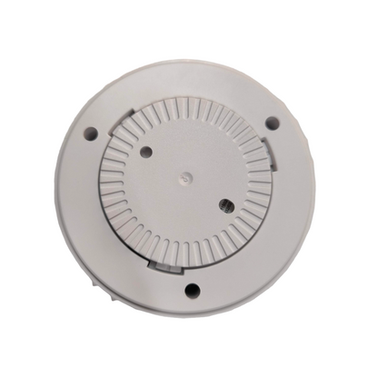 Watcher photoelectric smoke alarm with battery in round white design for safety systems