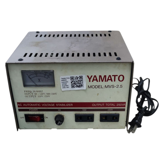 Yamato 250W Automatic Voltage Regulator 220V AVR Servo Motor Japan MVS-2.5 Electx Electrical Supply