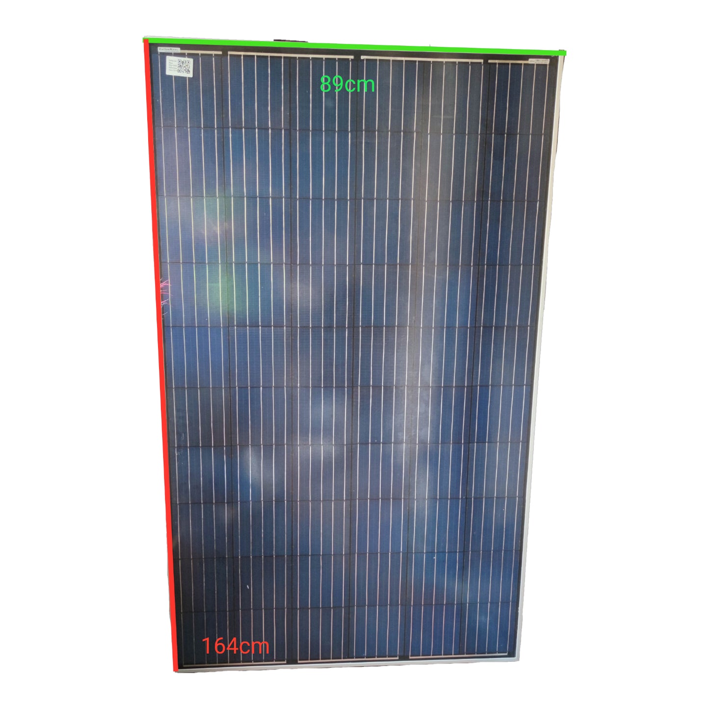 ZwitseRise 250W Solar Panel 1640 x 992 x 40 mm Polycrystalline ZRSP250WB