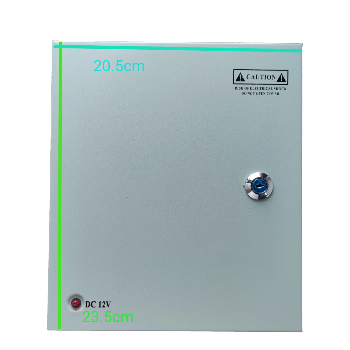 ZwitseRise CCTV Power Supply 12V 15A 220V 9 Channels With Metal Enclosure ZPS1215