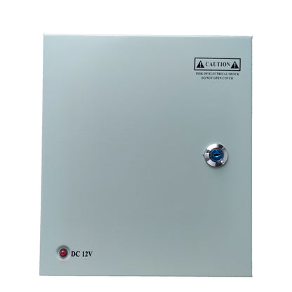 ZwitseRise CCTV Power Supply 12V 15A 220V 9 Channels With Metal Enclosure ZPS1215