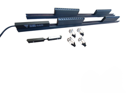 ILLUMIQ TERRA Magnetic Track Light 2 Meters 26mm with 4pcs 12W LED Rotary Grille Track Light 220V Cool White 4000K