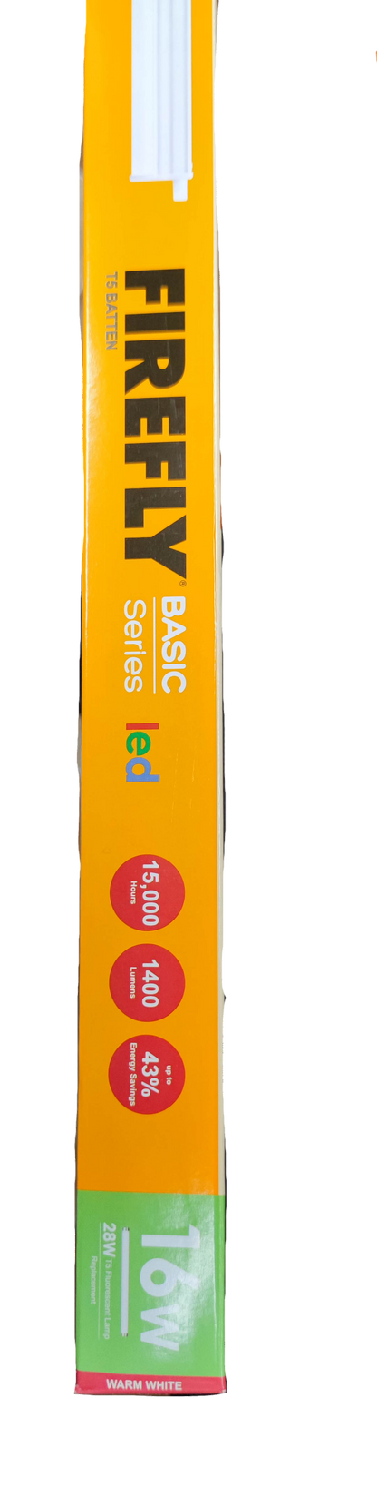 Firefly 16W T-5 LED Batten 1175mm Length Warm White 3000K 220V