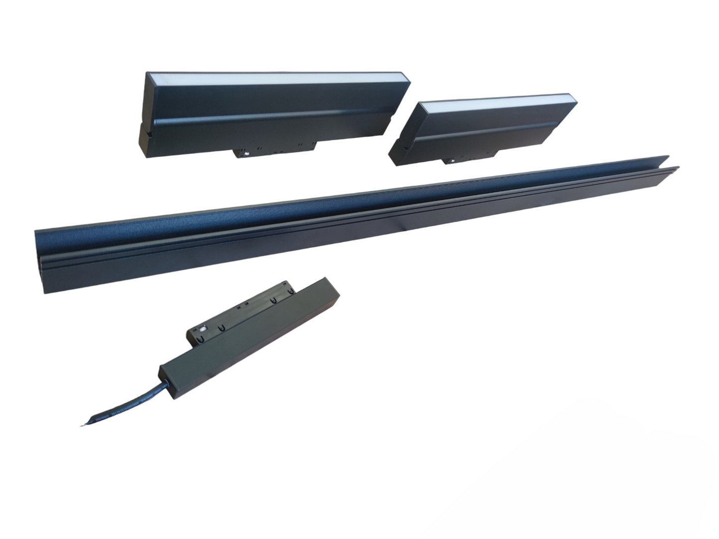 ILLUMIQ TERRA Magnetic Track Light 1 Meter 50mm with 2pcs 18W LED Foldable Flood Track Light Cool White 4000K 220V