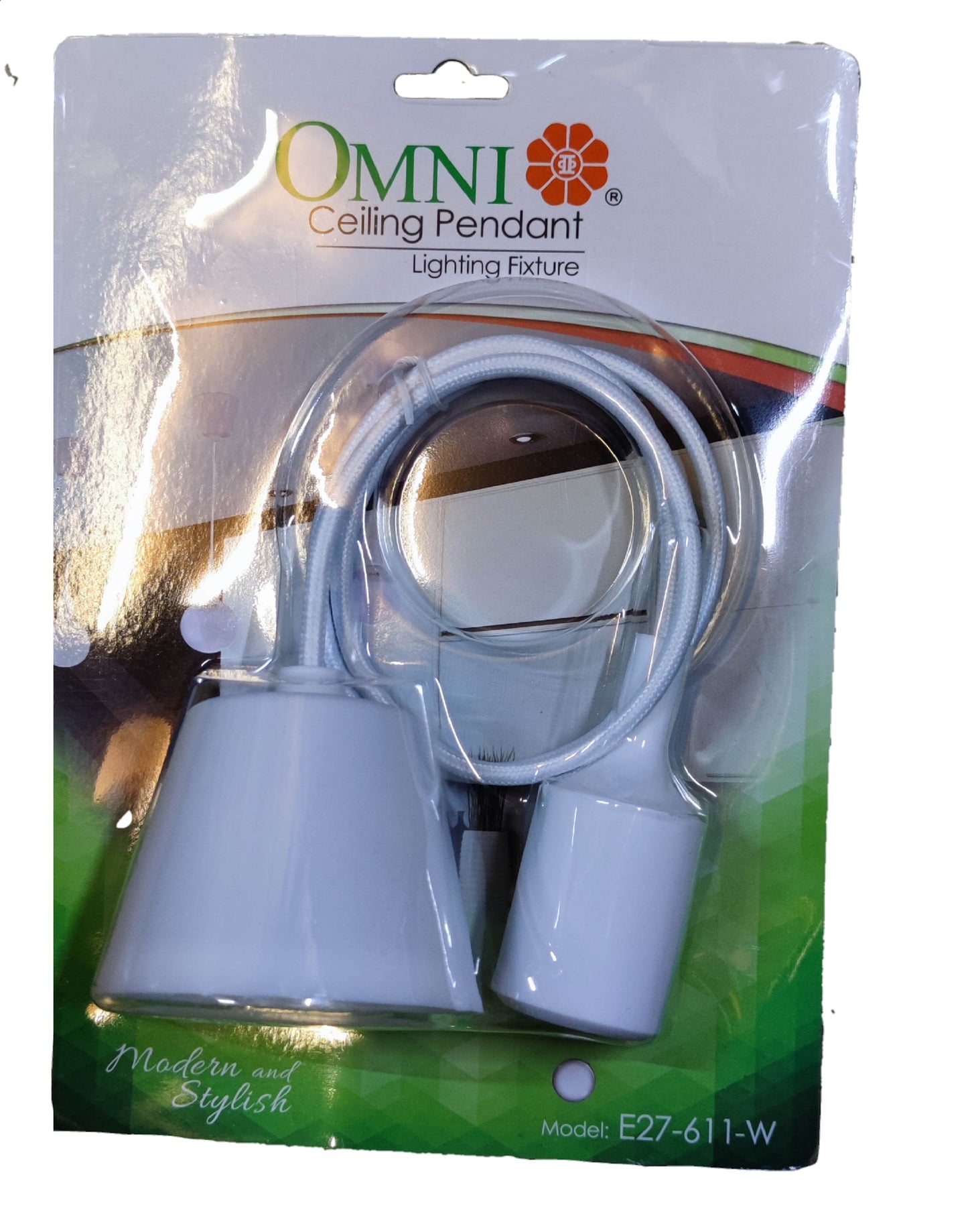 Omni Ceiling Hanging Fixture E27 4A 220V 880W E27-611, Ceiling Pendant Lighting Fixture