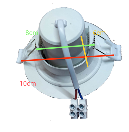 Omni 8W LED Movable Downlight 220V Cool White 4000K, 8W Mini Recessed Movable Downlight 600 Lumens