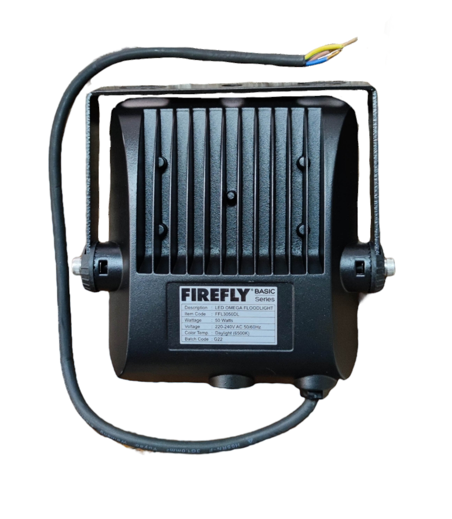 Firefly 50W LED Floodlight 220V Daylight 6500K FFL3050DL Omega Series Flood light