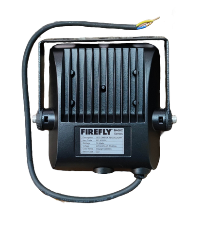 Firefly 50W LED Floodlight 220V Daylight 6500K FFL3050DL Omega Series Flood light